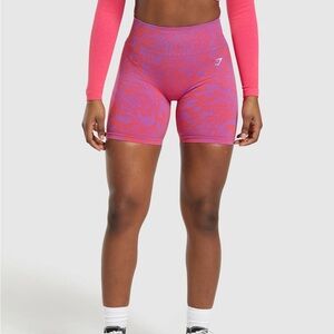 Gymshark Adapt Safari Tight Shorts- Shelly Pink/Fly Coral